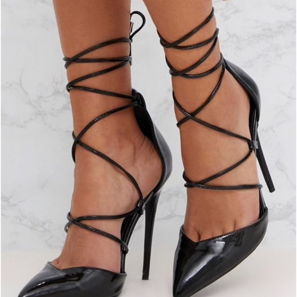 PrettyLittleThing Shoes - PLT Kourtney Kardashian Stiletto Pump Heels